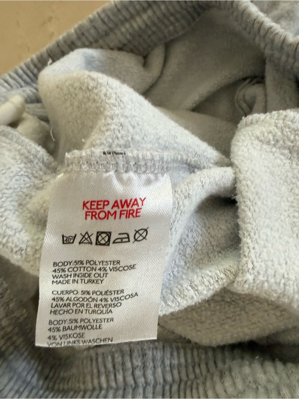 UO Gray Graphic Sweatpants - Picture 7 of 8